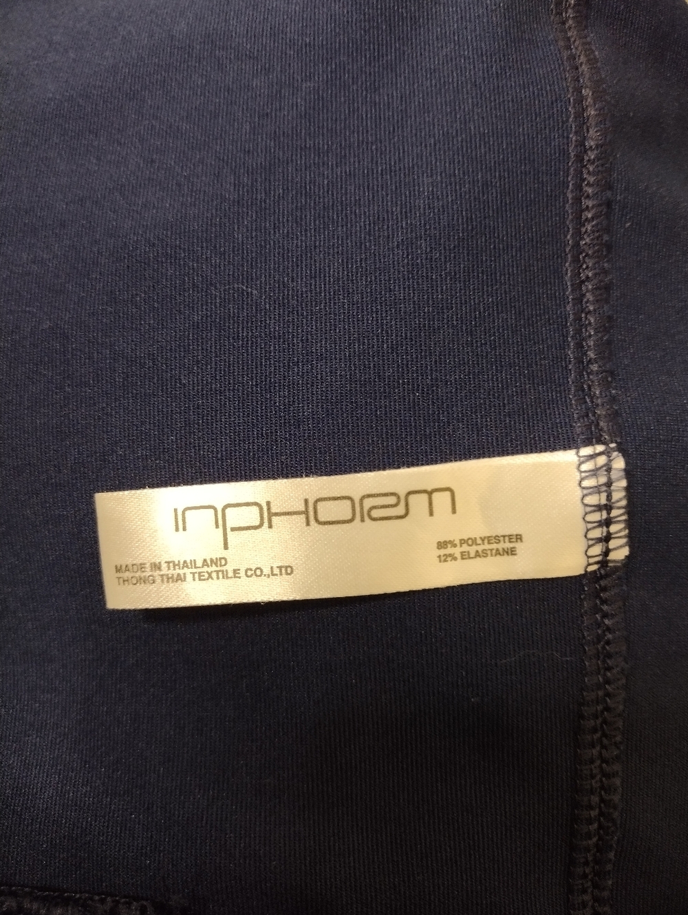 Inphorm Navy Pleated Hem Halter Style Tennis/Pickleball Dress - Picture 5 of 7
